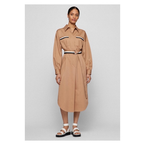 New! BOSS “Scarlet” Chunky Gladiator Leather Platform Sandals - Picture 5 of 13